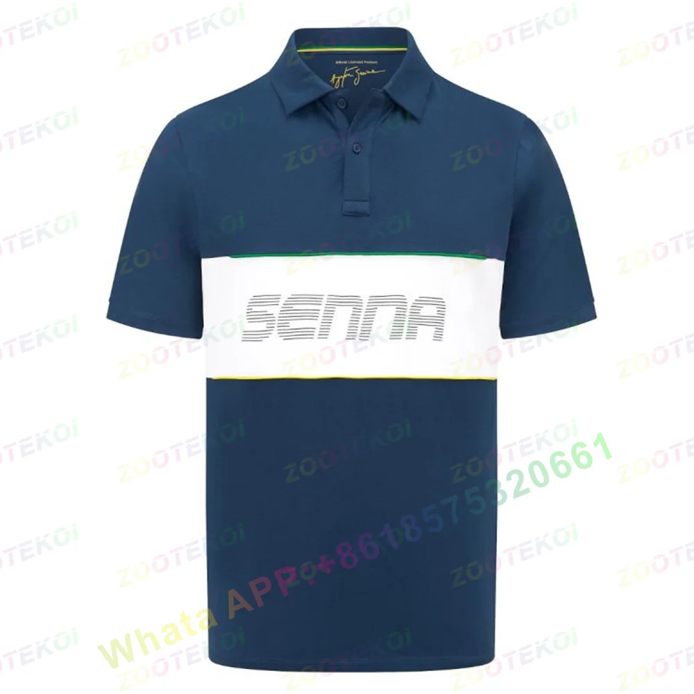 Summer Clothing Brands Men - Koszulka polo męska Ayrton Senna 2022,