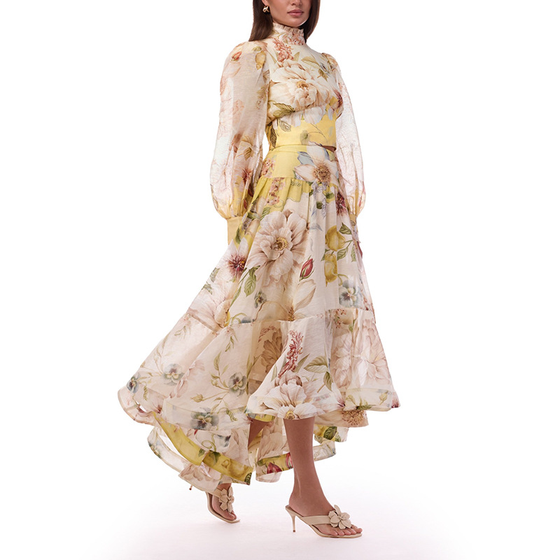 Summer Clothing Holiday - Letni Zestaw Wakacyjny z Kwiatowym Nadrukiem: