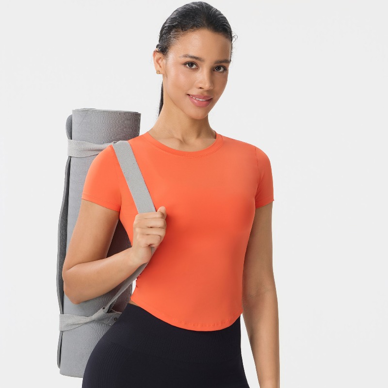 Summer Yoga Clothing - Damskie sportowe topy szybkoschnące do fitnessu,