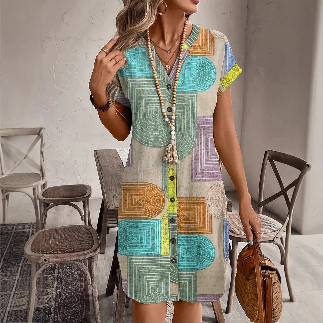 Summer Clothing Amazon - Sukienka damska europejska i amerykańska 2025,