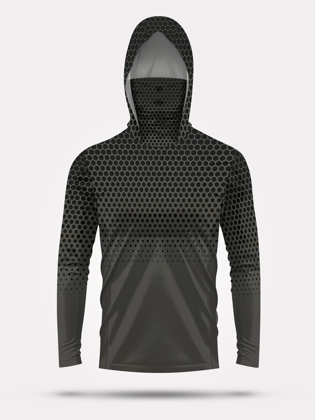 Summer Clothing Tops - Męska koszulka wędkarska z kapturem, długi
