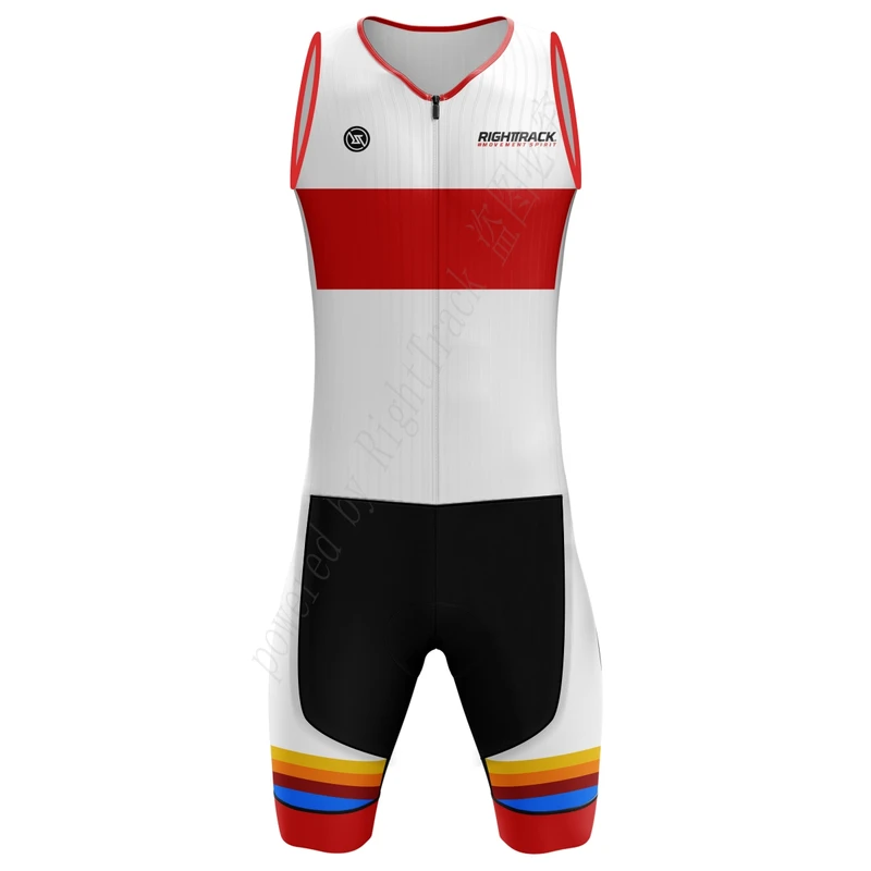 Summer Clothing Colors - Pro Triathlon Trisuit Męska odzież treningowa