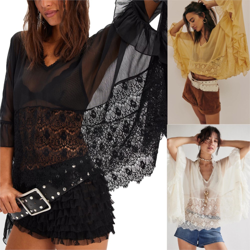 Luźna bluzka damska koszule z  – Summer Clothing Holiday recenzja i cena