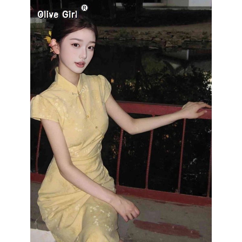 Ulepszona Sukienka Cheongsam Q – Summer Clothing Young Women recenzja i cena