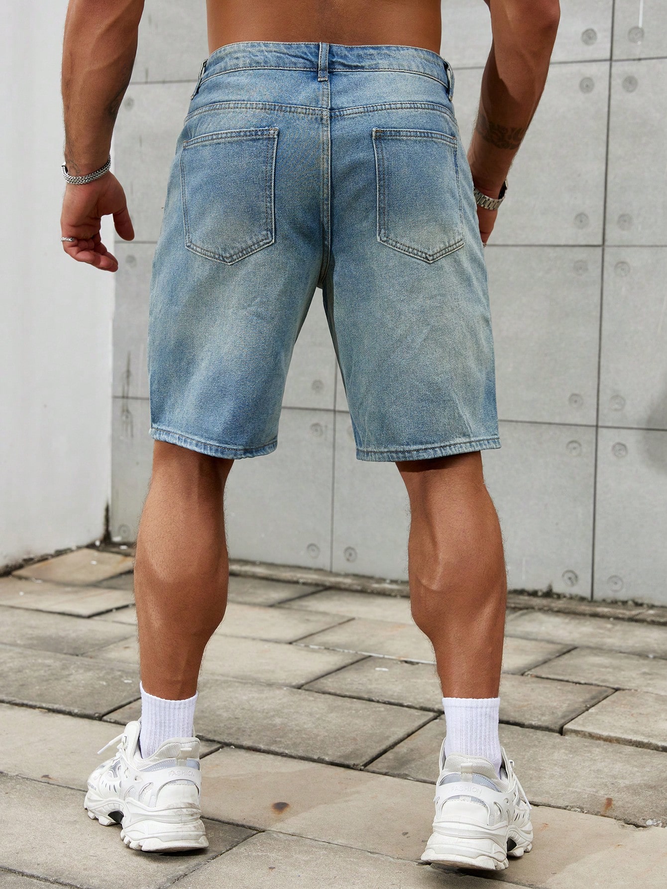 Nowa moda męska podarta krótka – Summer Clothing Brands Men recenzja i cena
