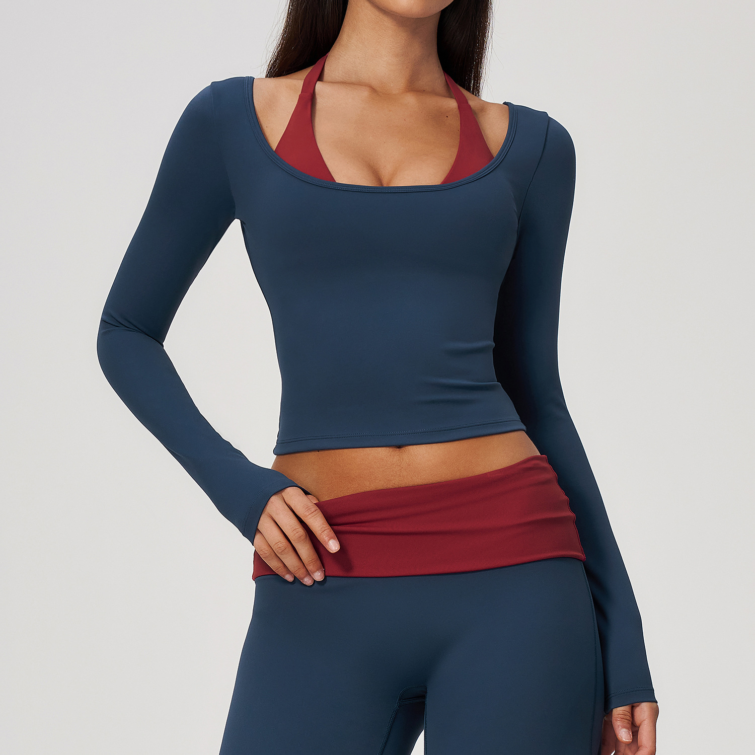 2-w-1 Imitacja Dwuczęściowego  – Summer Yoga Clothing recenzja i cena