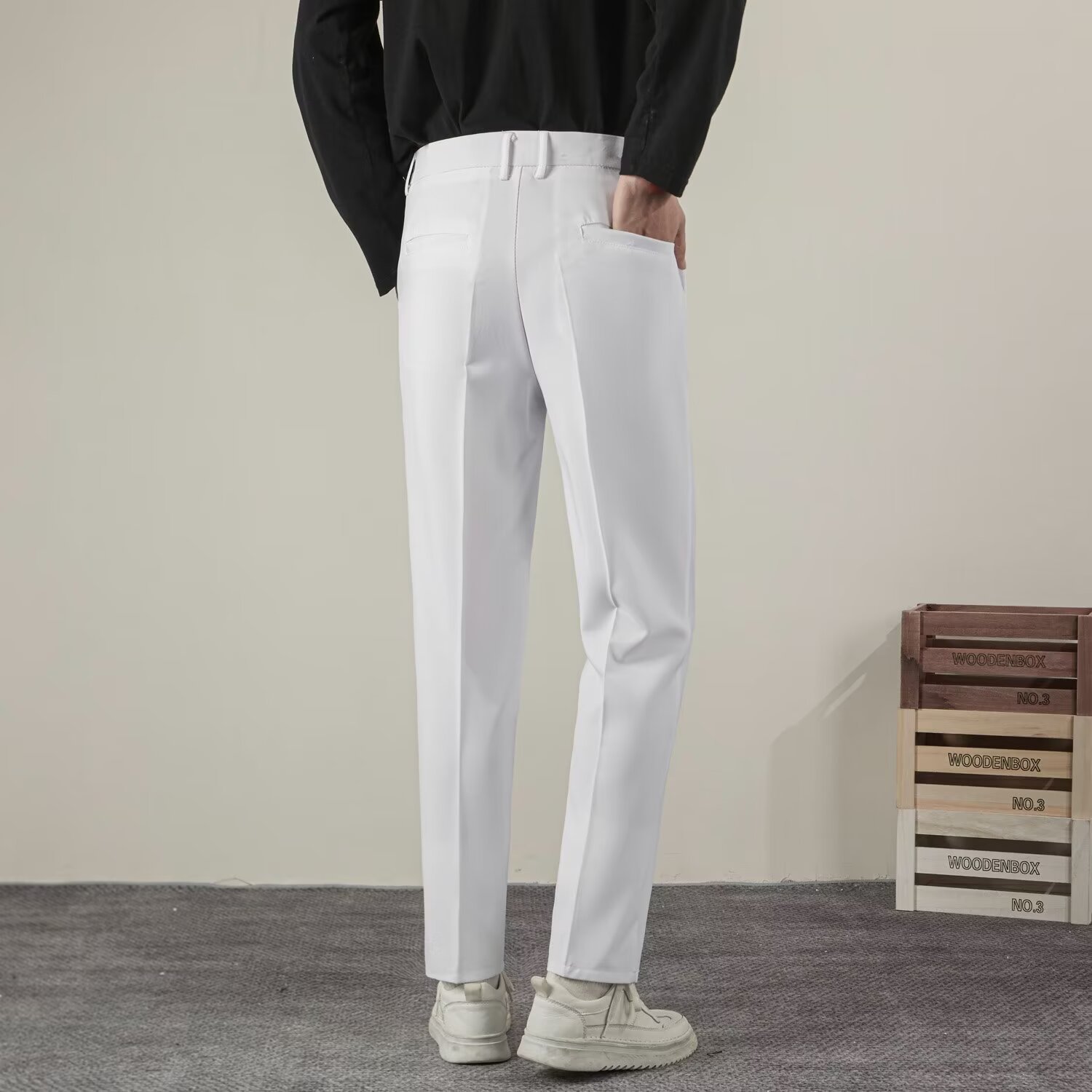Letnie męskie spodnie w jednol – Summer Clothing Brands Men recenzja i cena