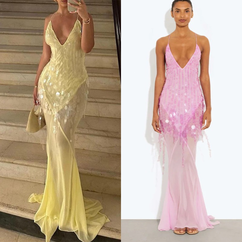 Sukienka syrenka z odkrytymi p – Summer Clothing Amazon recenzja i cena