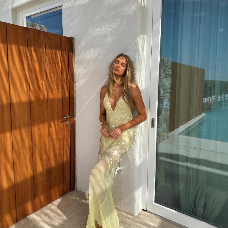 Sukienka syrenka z odkrytymi p – Summer Clothing Amazon recenzja i cena