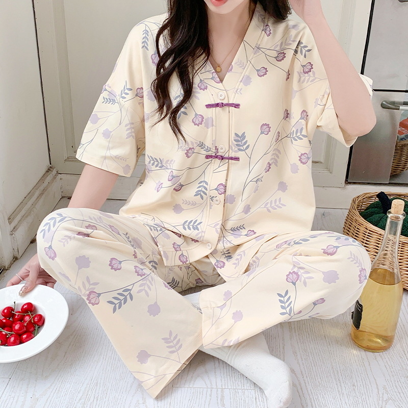 Damskie piżamy ustawiane na wi – Summer Clothing Young Women recenzja i cena